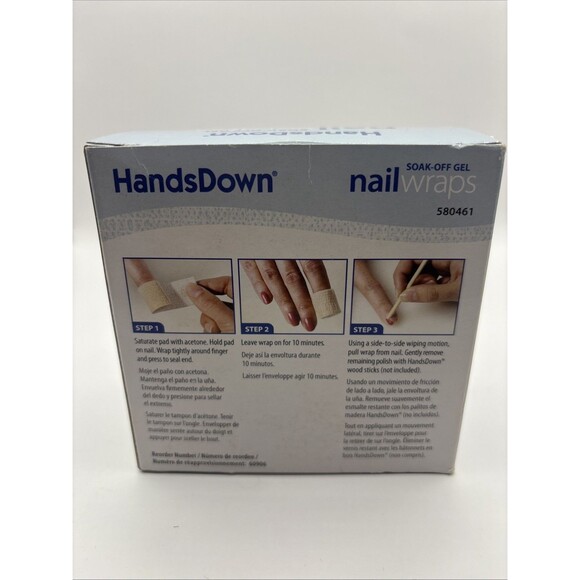 Graham HandsDown Soak-off Gel Nail Wraps 100 Count - Polish Manicure Hands Down - Picture 2 of 4